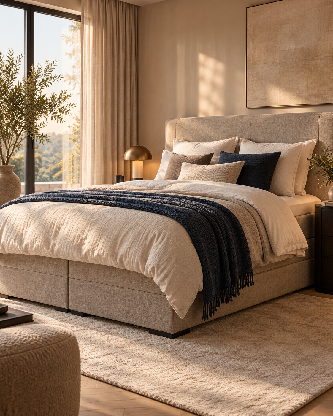 Maatwerk boxspring bed